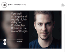Tablet Screenshot of christopherbolduc.com